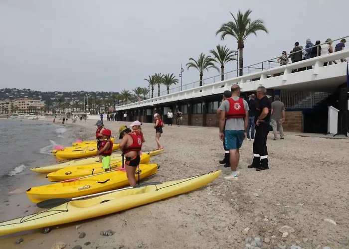 3 Pieces 100m2 Balcon Centre Juan 2 Pas Des Plages אנטיב